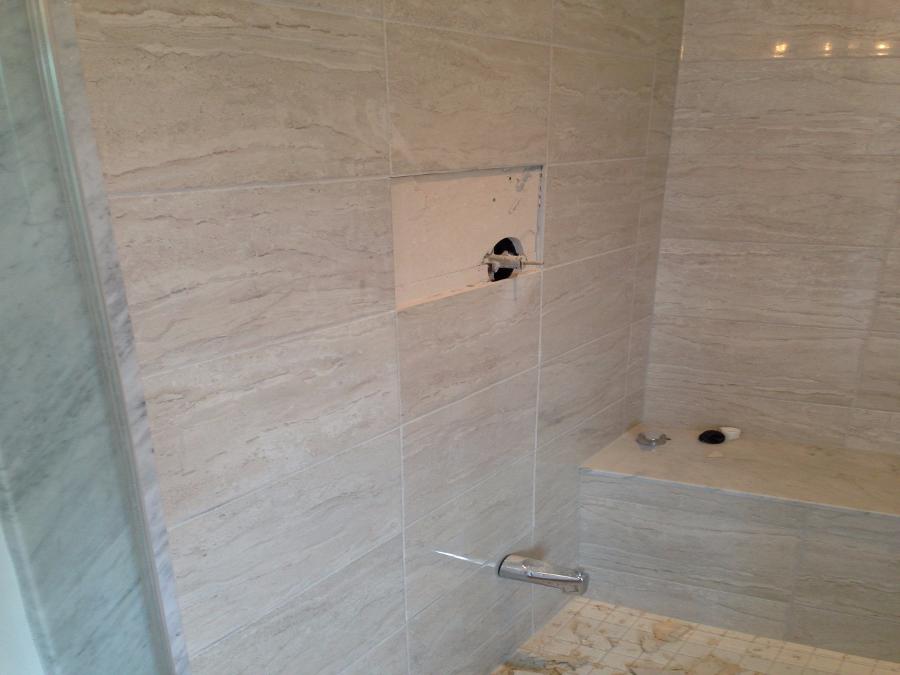 shower plumbing, tiles, shower change in collingwood